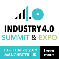 Come and see us show our SRF and SLC at the Industry 4.0 Summit & Expo, Manchester - 10th & 11th April, 2019